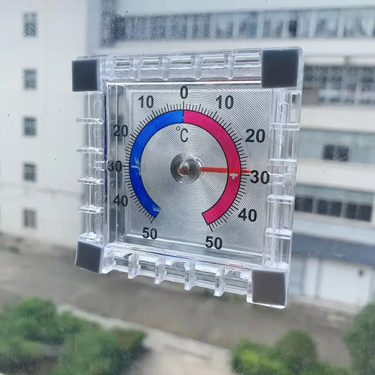 Thermomètre Transparent à Ventouse – Mesure Précise de la Température pour Laboratoire et Expériences Scientifiques