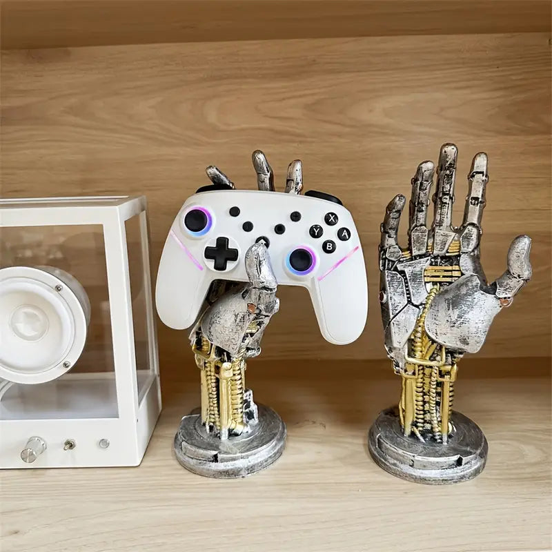 Support de Manette Gaming en Forme de Main Robotique – Accessoire Décoratif et Pratique pour Joueurs