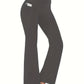 Pantalon évasé pour femme avec poches