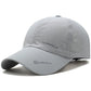 Casquette homme noire sport respirante – Casquette de baseball légère ajustable