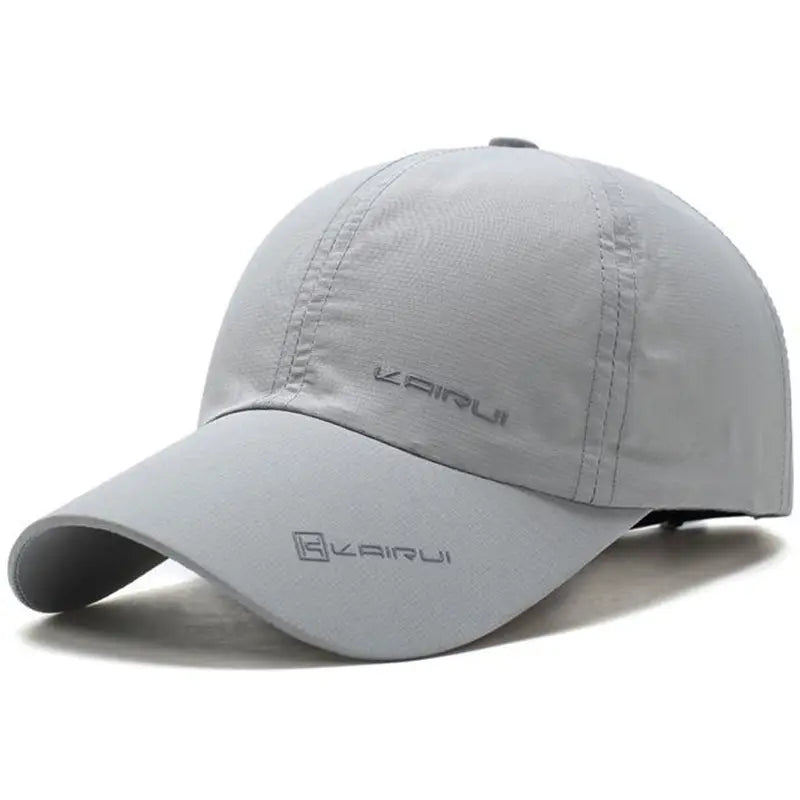 Casquette homme noire sport respirante – Casquette de baseball légère ajustable