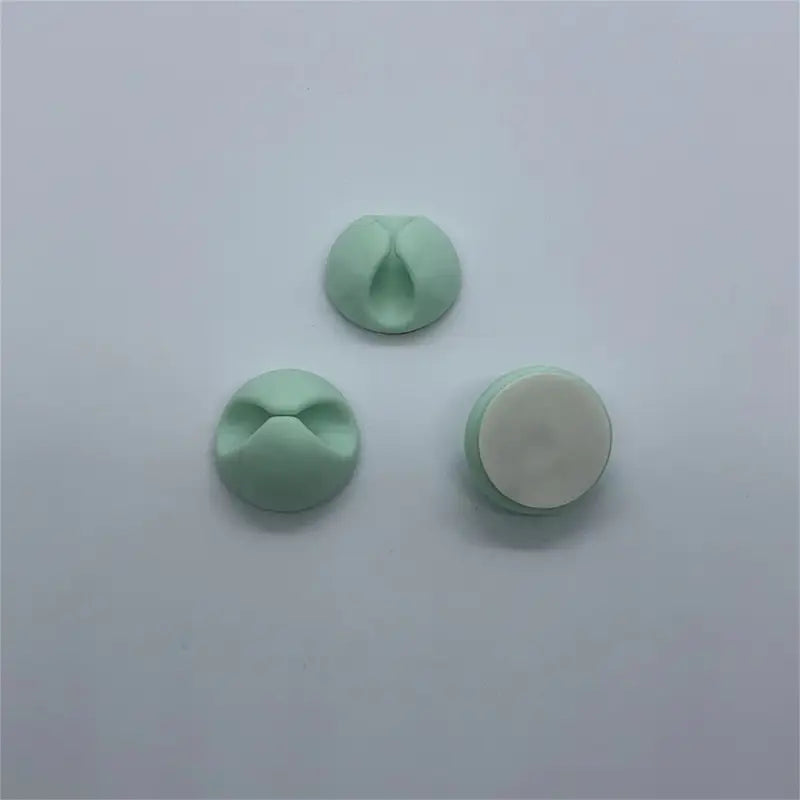 Lot de 3 Organiseurs de Câbles Autocollants – Passe-Fils Silicone pour Bureau et Maison