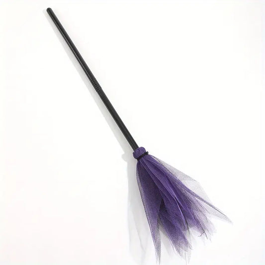 Balai de sorcière coloré pour enfants – Accessoire déguisement Halloween et fête costumée