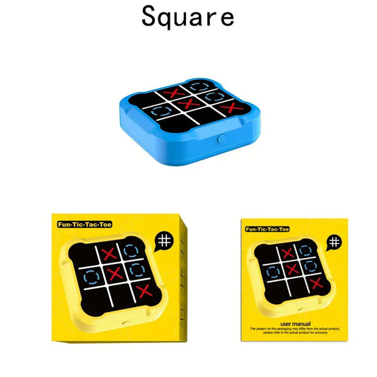 Mini Jeu Électronique Morpion Tic Tac Toe – Console Portable Ludique et Colorée pour Enfants