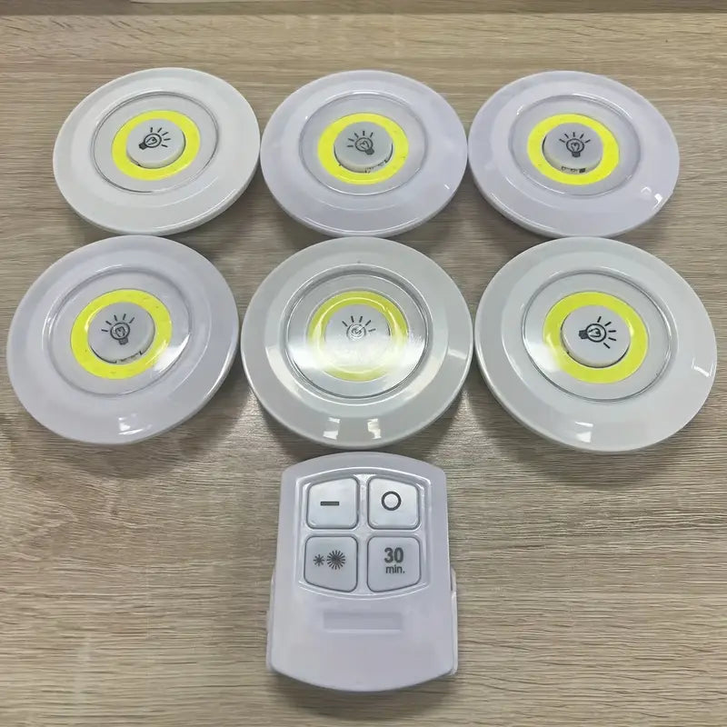 Lot de 3/6 Lampes LED Tactiles avec Télécommande – Éclairage Sans Fil Intelligent à Intensité Réglable