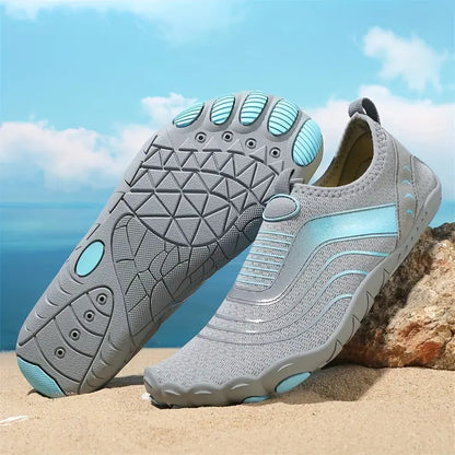 Chaussures aquatiques homme barefoot – Chaussures légères antidérapantes pour sport, plage et plein air