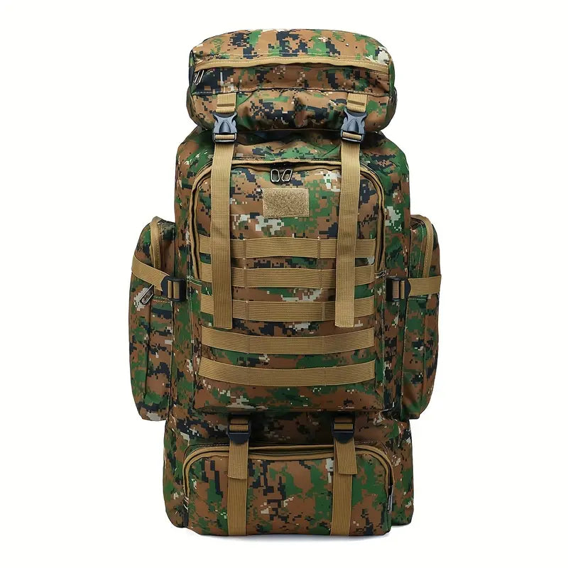 Sac à dos de randonnée 80L – Grand sac de trekking imperméable et résistant pour camping et voyage