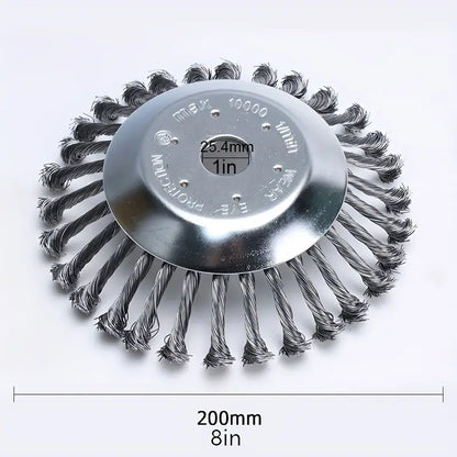 Brosse Métallique de Remplacement 150mm – Disque Désherbeur et Décapant pour Meuleuse Angle 25,4mm