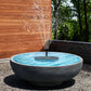 Fontaine Solaire de Jardin – Pompe à Eau Écologique pour Bassins, Étangs et Bains d’Oiseaux