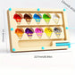 Jeu Éducatif Magnétique en Bois – Casse-Tête de Tri des Couleurs et Logique pour Enfants