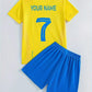 Ensemble Maillot de Football Enfant Personnalisé – T-shirt et Short de Sport Garçon/Fille
