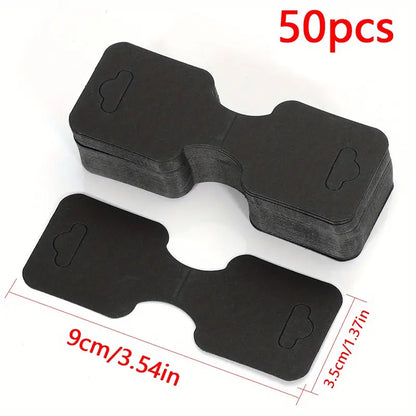 Cartes kraft pour présentation de bracelets – Étiquettes recyclables pour bijoux faits main et emballage créatif