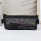 Trousse Maquillage Transparente en Maille avec Cœurs – Pochette de Rangement Stylée et Respirante