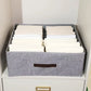 Boîte de Rangement en Tissu avec Compartiments – Organisateur Pliable pour Vêtements et Accessoires