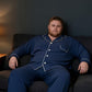Nouvel ensemble de pyjama pour homme grande taille avec manches
