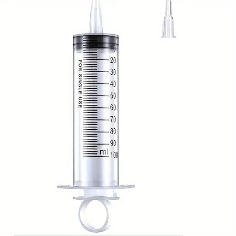 Seringue de Laboratoire 150ml avec Embout Long – Dosage Précis pour Expériences et Applications Scientifiques