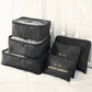 Set de 6 Organisateurs de Valise – Poches de Rangement pour Vêtements et Accessoires de Voyage