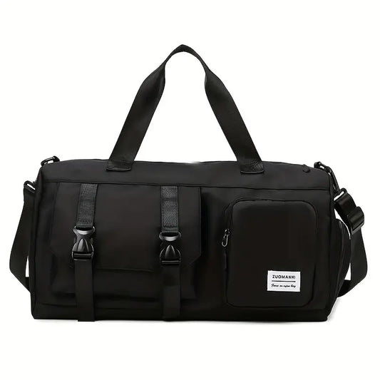 Sac de Sport Multifonction – Grande Capacité, Poches Multiples et Bandoulière Ajustable pour Voyage, Fitness et Week-End