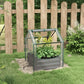 Serre de jardin avec jardinière intégrée – Potager surélevé idéal pour cultiver plantes, fleurs et légumes