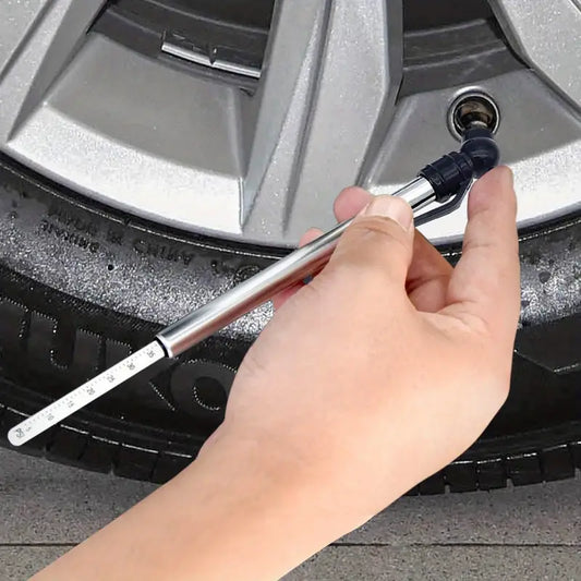 Manomètre Stylo de Pression Pneus – Testeur de Pression Portable pour Voiture, Moto et Vélo