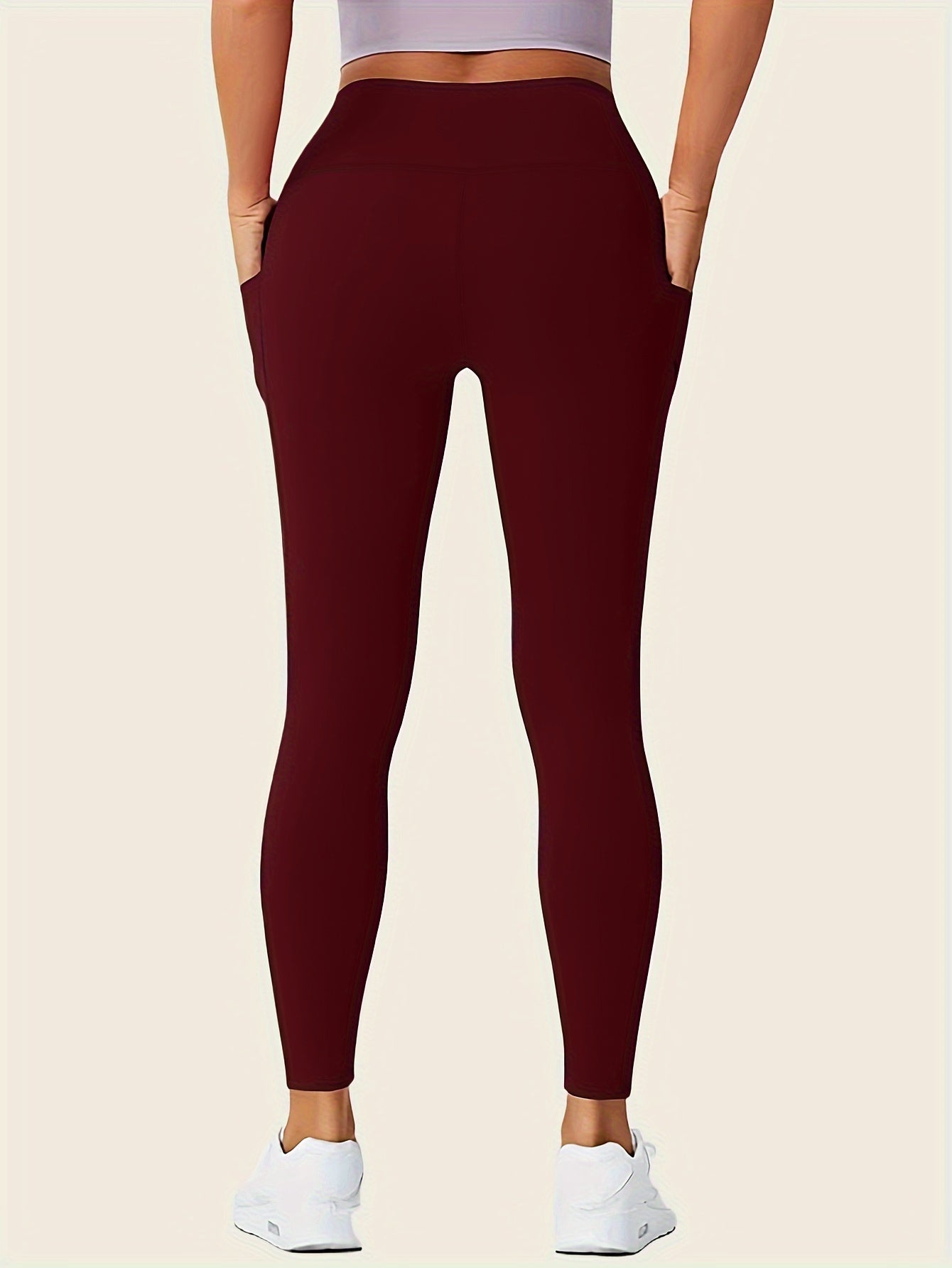 Leggings de yoga poche à ligne ciblée pour un développement