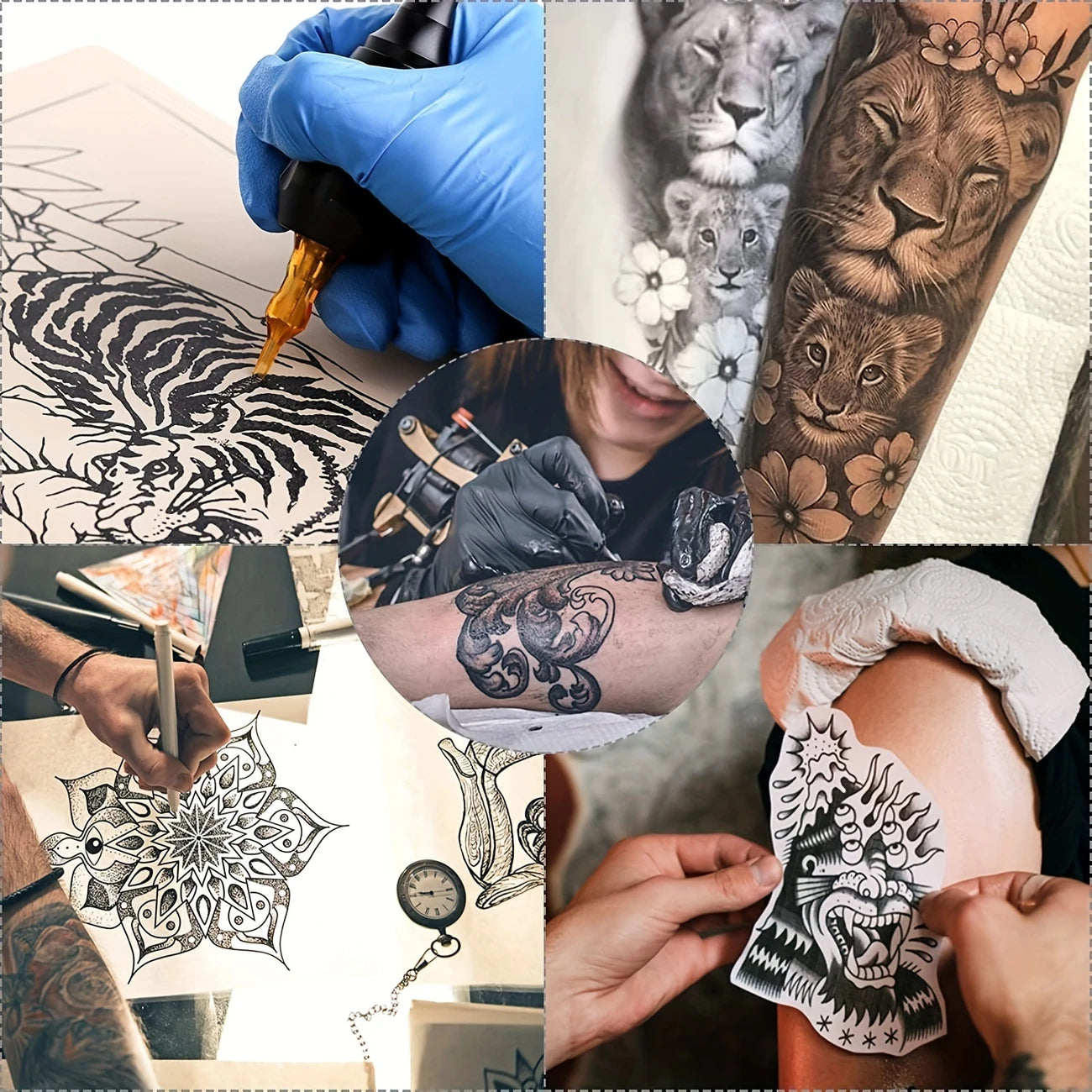 Peau Synthétique pour Entraînement Tatouage – 5/10 Feuilles Souples Double Face pour Pratique Réaliste