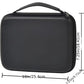 Boîte de rangement violette pour bijoux – Étui rigide vide, coque de protection portable