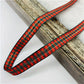 Ruban à carreaux rouge et vert – Décoration festive pour emballage cadeau, bricolage et créations de Noël