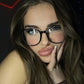 Lunettes de vue femme rétro – Monture noire ronde élégante et tendance
