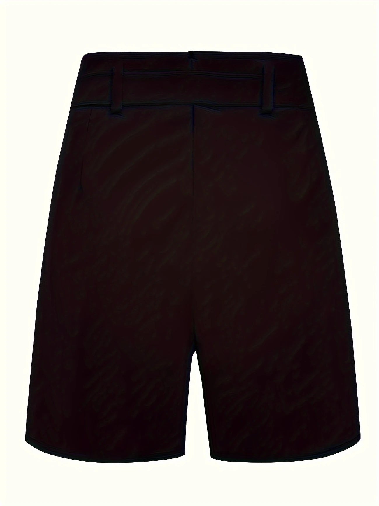 Short de Plage Femme à Ceinture Nouée – Taille Haute avec Boutons, Élégant & Léger pour l’Été