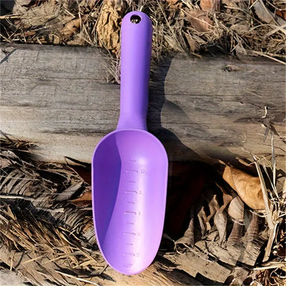 Pelle doseuse de jardin en plastique gradué – Outil de plantation pour terreau, engrais et semis