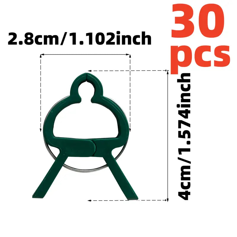 Clips de fixation pour plantes grimpantes – Pinces de support pour tuteurs, tomates, concombres et fleurs