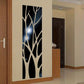 Sticker mural design arbre noir, coloris Noir