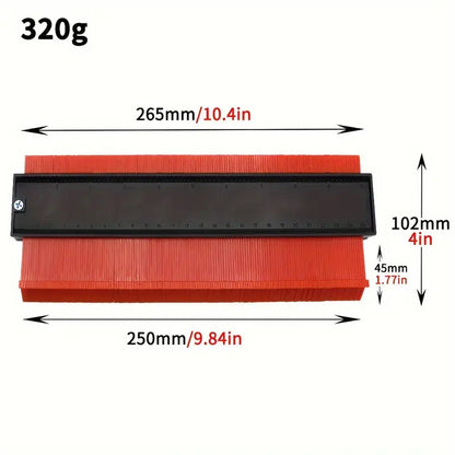 Jauge de contour avec règle intégrée
