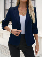 Blazer Femme Ouvert Manches 3/4