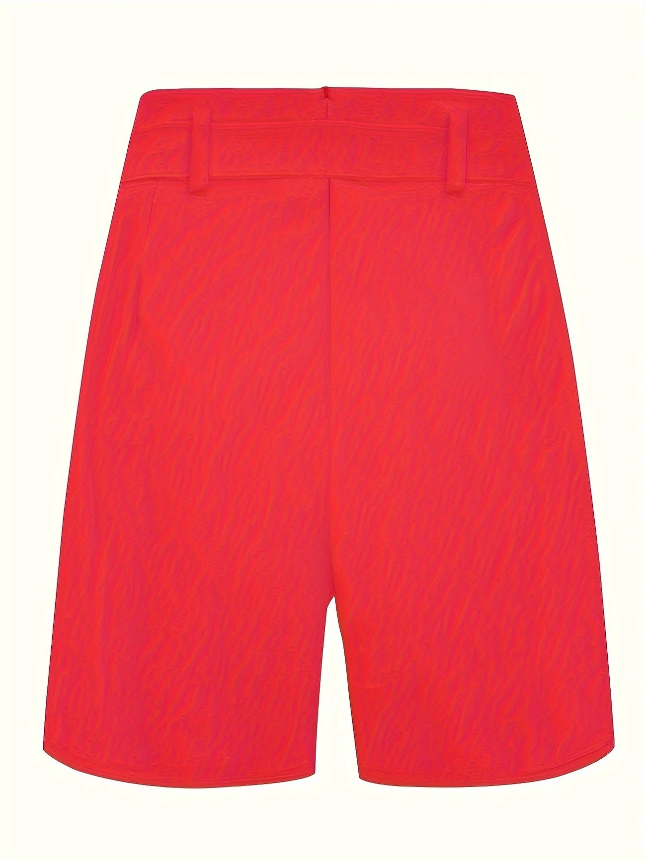 Short de Plage Femme à Ceinture Nouée – Taille Haute avec Boutons, Élégant & Léger pour l’Été