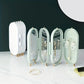 Boîte à bijoux design vertical en vert émeraude – Organisateur rotatif moderne avec pieds dorés