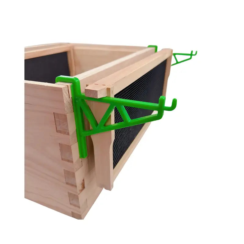 Support de Cadres pour Ruche – Crochet d’Espacement en Plastique Vert pour Cadres d’Apiculture