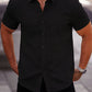 Chemise Homme à Manches Courtes de Couleur Unie