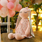 Grande peluche lapin rose avec robe – Doudou doux et mignon pour enfants