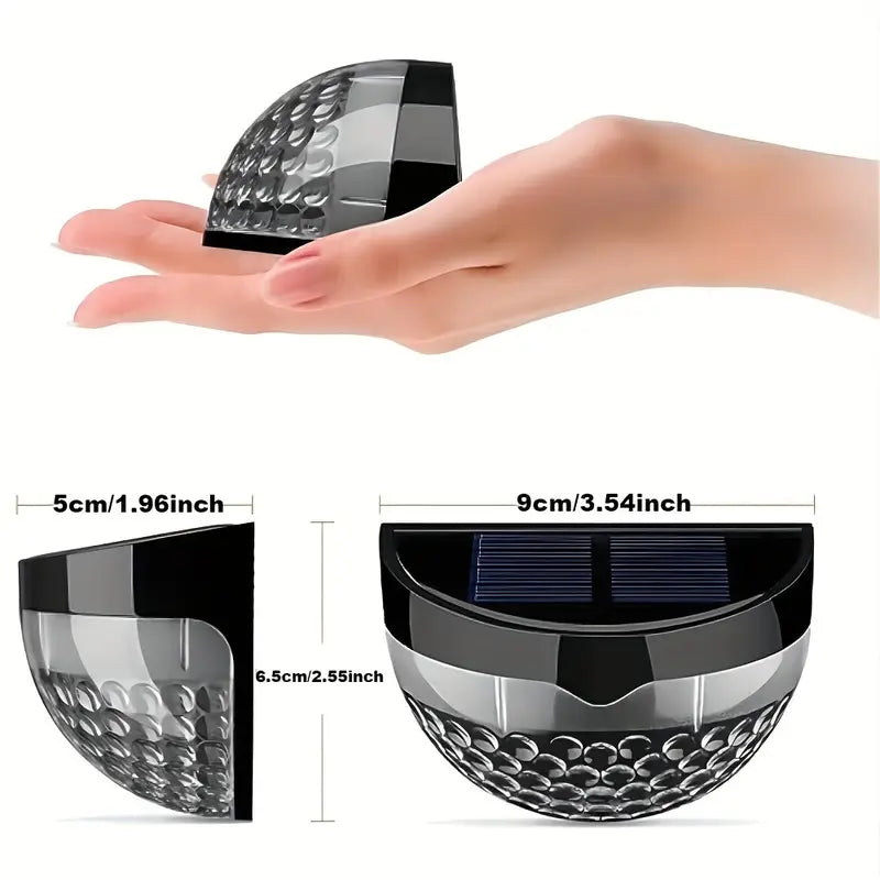 Applique Solaire LED Extérieur – Éclairage Mural Décoratif avec Effet Projecteur pour Jardin et Terrasse