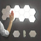 Appliques Murales LED Modulables Hexagonales – Éclairage Décoratif Moderne Tactile pour Salon, Chambre et Bureau