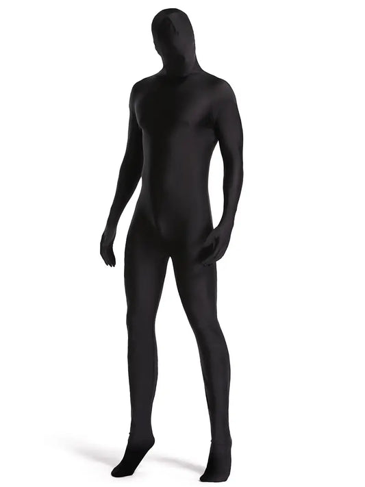 Combinaison intégrale homme noire – Morphsuit fantaisie déguisement cosplay soirée