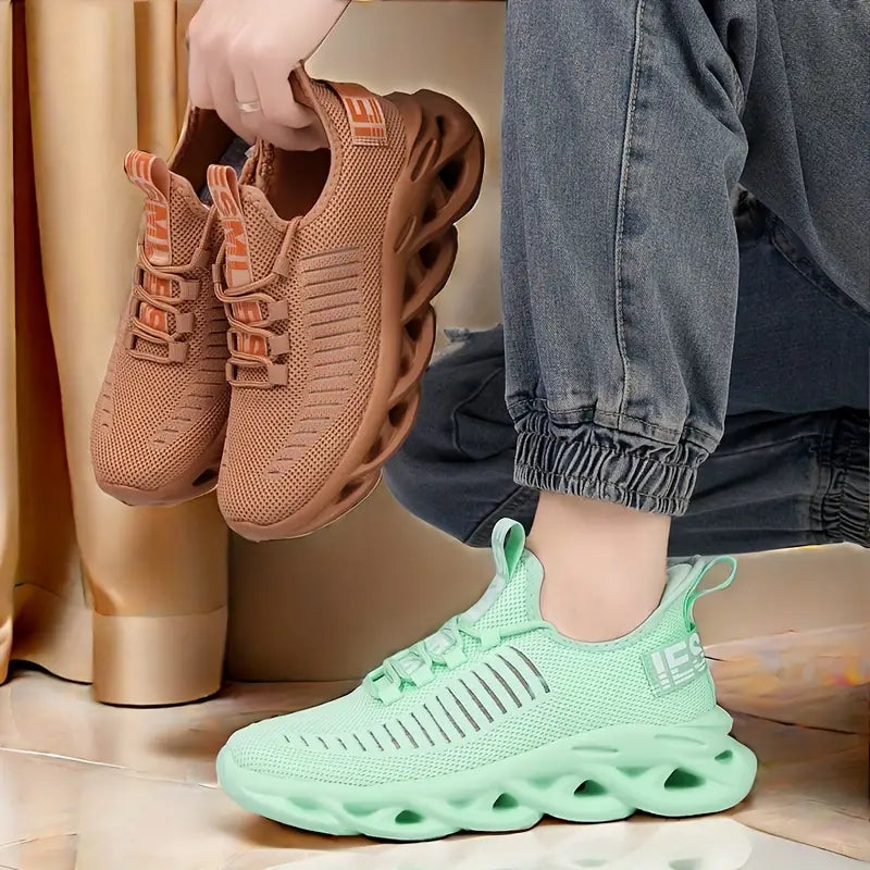 Chaussures bébé garçon blanches – Baskets respirantes légères à semelle amortissante