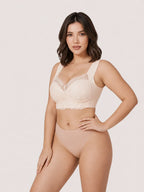 Soutien-Gorge Push-Up Sans Armature en Dentelle – Confort et Décolleté Naturel