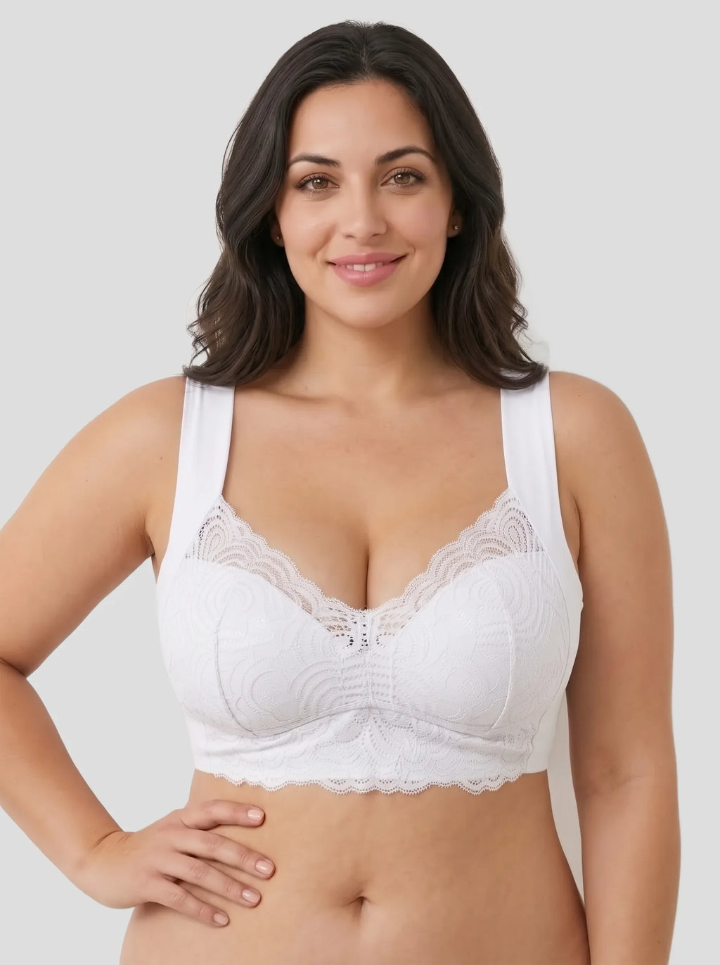 Soutien-Gorge Push-Up Sans Armature en Dentelle – Confort et Décolleté Naturel