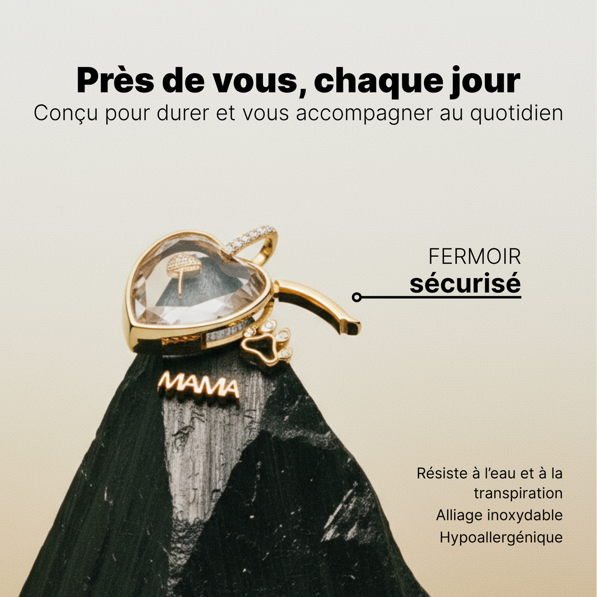 Collier à Charms Personnalisable Femme – Pendentifs à Composer, Idée Cadeau