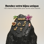 Collier à Charms Personnalisable Femme – Pendentifs à Composer, Idée Cadeau