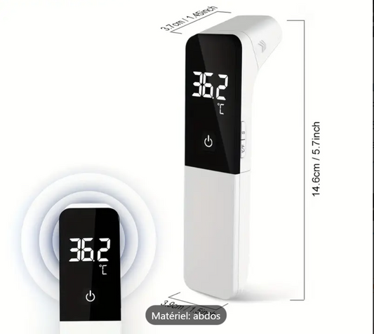 Thermomètre Infrarouge Sans Contact – Affichage Digital LED, Précis et Rapide