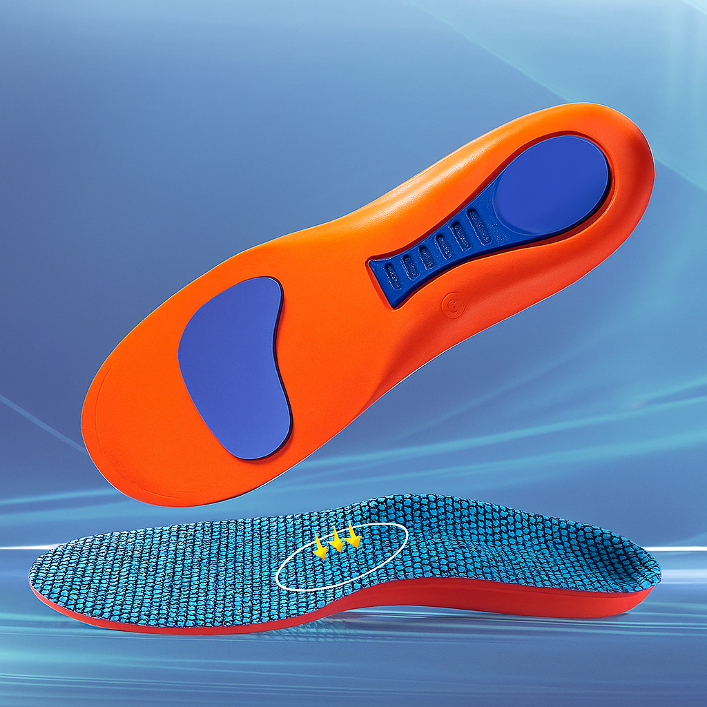 Semelles Orthopédiques Confort avec Soutien de la Voûte Plantaire – Idéales pour Pieds Plats, Sport et Soulagement de la Fatigue | Collection Supports